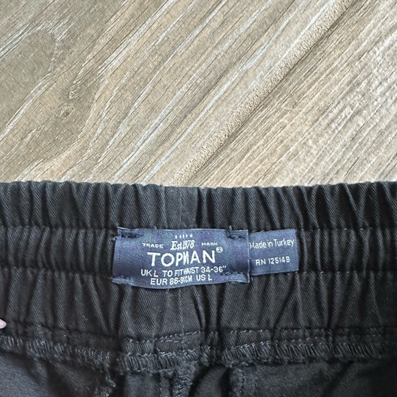 ***3 for $15*** Topman Men’s Joggers black size large - Picture 7 of 7